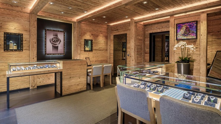 Hublot Zermatt Boutique - interior ©&nbsp;Hublot