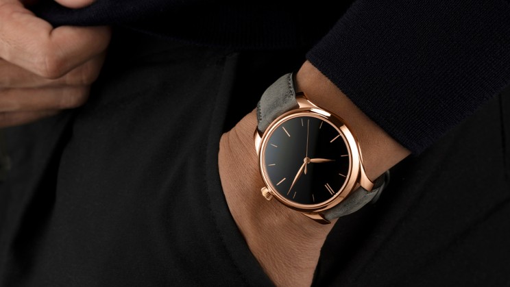 Endeavour Centre Seconds Vantablack, le noir pour vocabulaire © H. Moser & Cie.