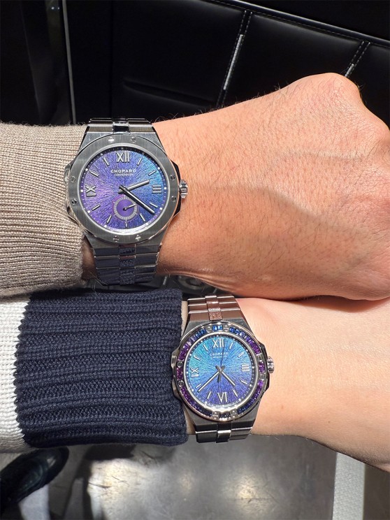 Chopard X Art in Time Alpine Eagle 41 Xps His & Hers Chameleon Set