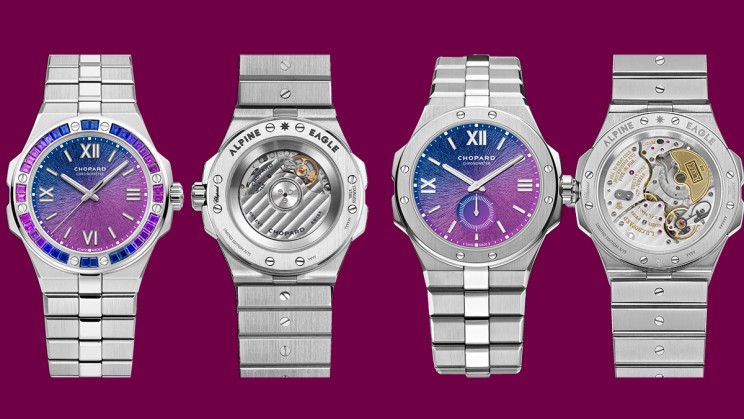 Chopard X Art in Time Alpine Eagle 41 Xps His & Hers Chameleon Set