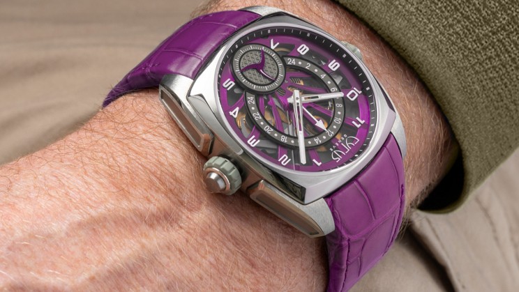 Montre Klepcys GMT Royal Purple © Cyrus