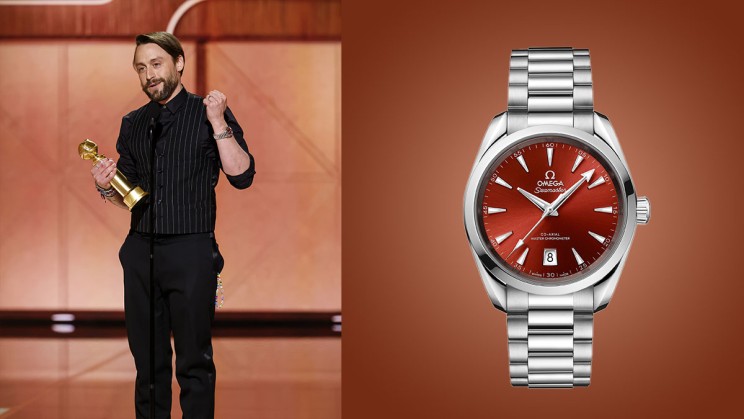 38 mm Seamaster Aqua Terra Shades in stainless steel with a lacquered terracotta dial © Omega