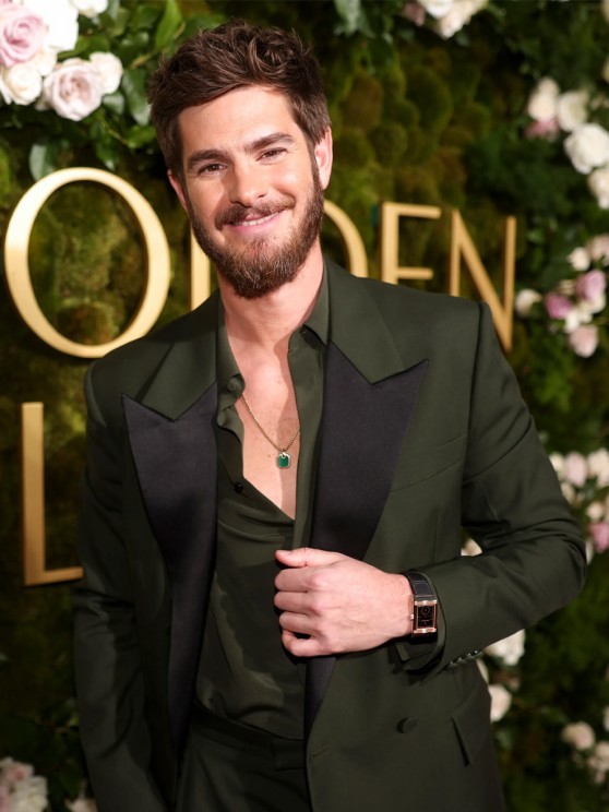 Andrew Garfield Golden Globes ©&nbsp;Jaeger-LeCoultre