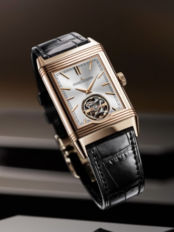 Reverso Tribute Duoface Tourbillon in 18-carat pink gold (750/1000) © Jaeger-LeCoultre
