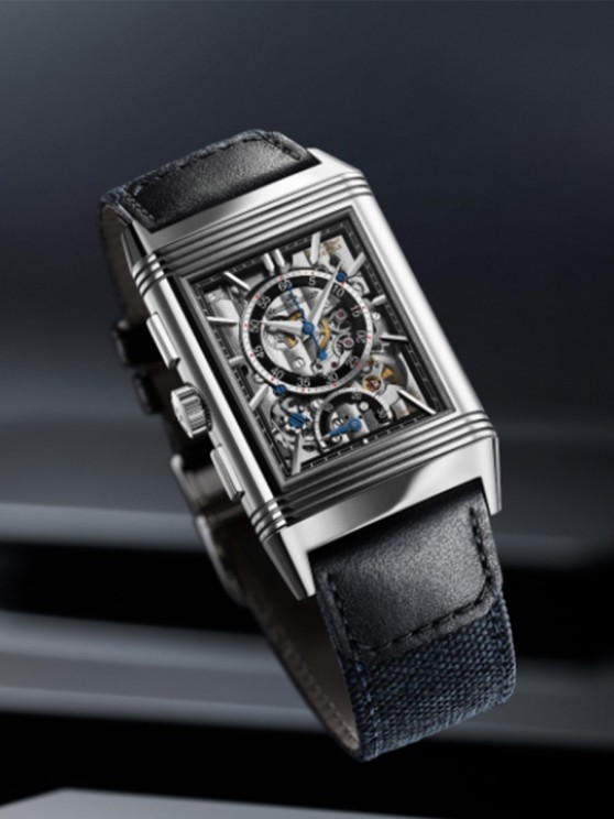 Reverso Tribute Chronograph in stainless steel © Jaeger-LeCoultre