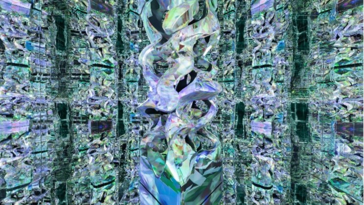 “Infinito: Ai Data Sculpture” by Refik Anadol ©&nbsp;Bulgari