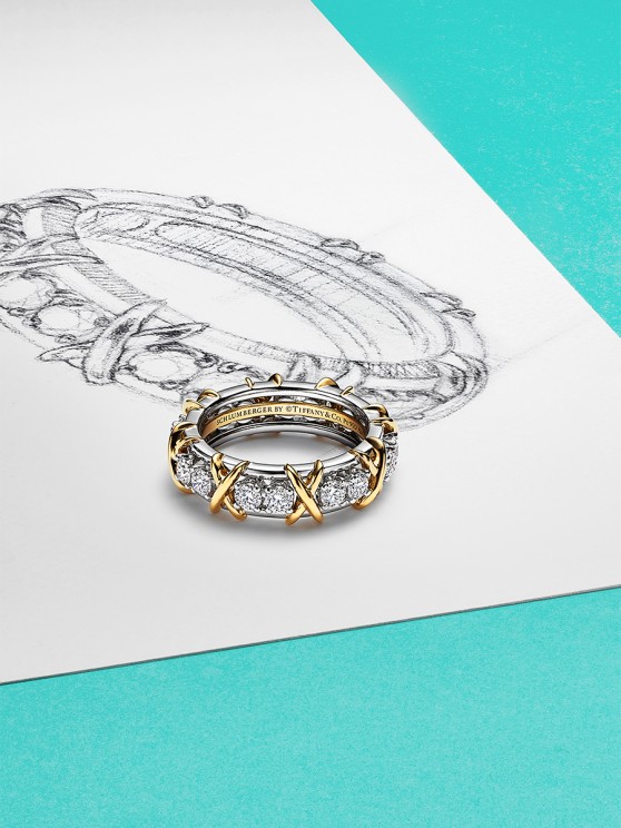 Drawing_Jean Schlumberger by Tiffany Sisteen Stone Watch © Tiffany&Co.