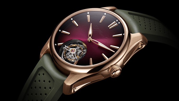 Pioneer Tourbillon Burgundy ©&nbsp;H.Moser & Cie.