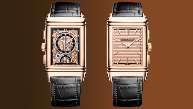 Reverso Tribute Chronograph en or rose, Serie Limitee à 250 Exemplaires, CHF 61’000 © Jaeger-LeCoultre