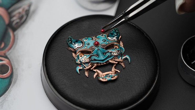 Tourbillon Skelet Sapphire - Bushido © Jaquet Droz