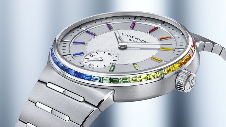Tambour Platinum Rainbow © Louis Vuitton