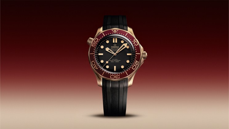 Seamaster Diver 300M in Bronze Gold and Burgundy © Omega