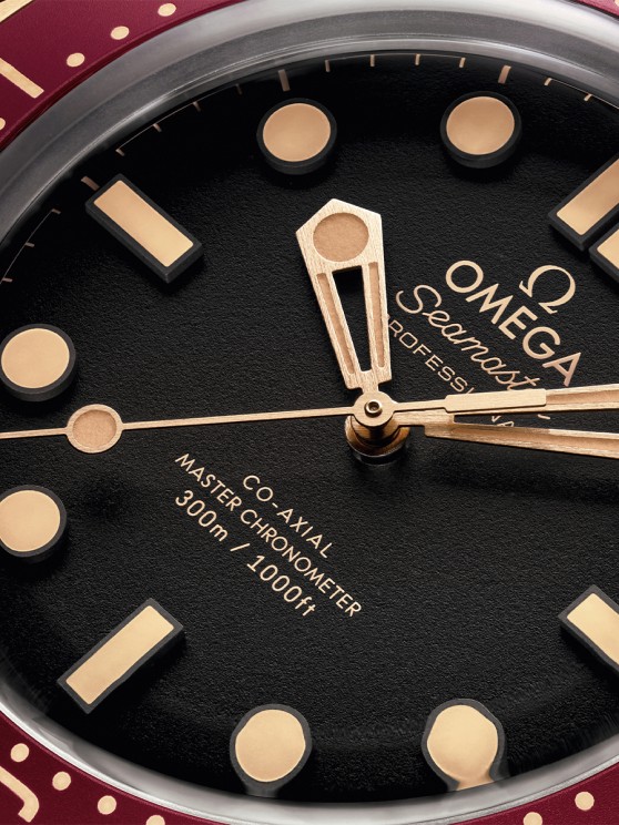 Seamaster Diver 300M in Bronze Gold and Burgundy © Omega