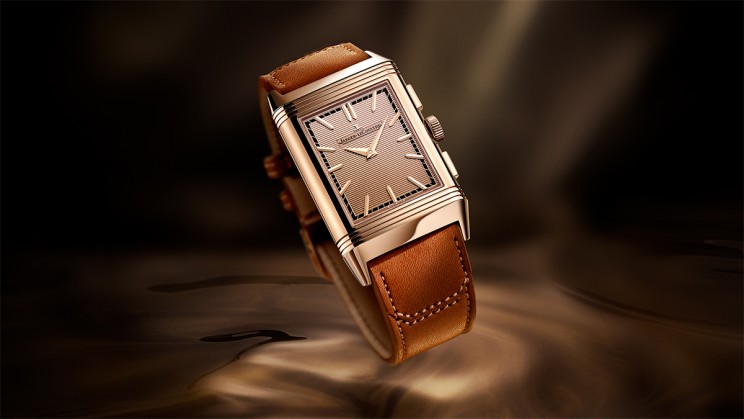 Reverso Tribute Chronograph en or rose © Jaeger-LeCoultre