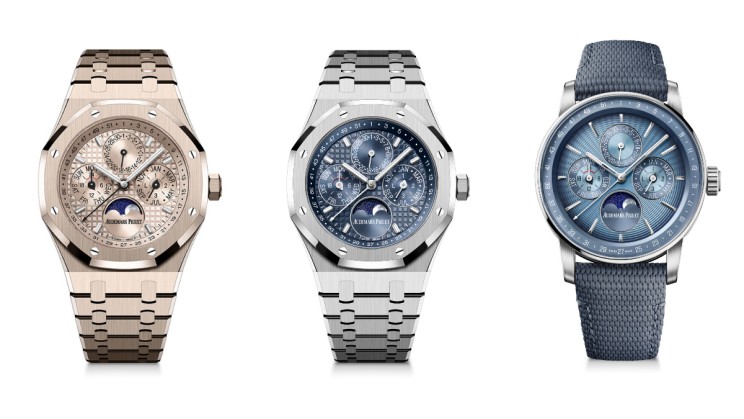 Three "anniversary" limited editions © Audemars Piguet