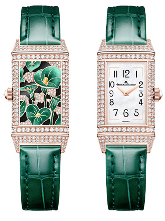 Reverso One ‘Precious Flowers’ – Green Arums © Jaeger-LeCoultre