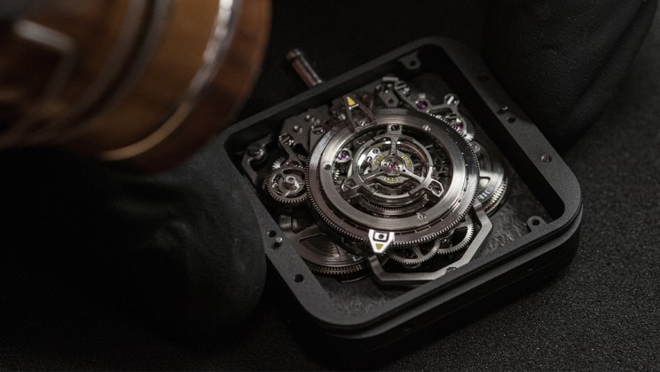First beating of the Tourbillon LOR-TC01 heart at the Lorige x Timeless SA workshops in Geneva © Lorige