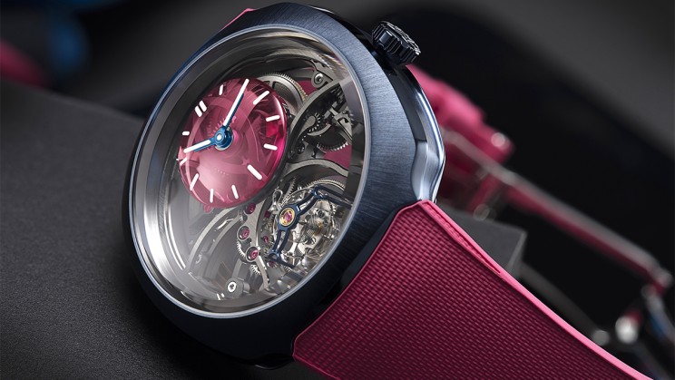 Streamliner Cylindrical Tourbillon Skeleton Alpine Unique Piece © H. Moser & Cie.