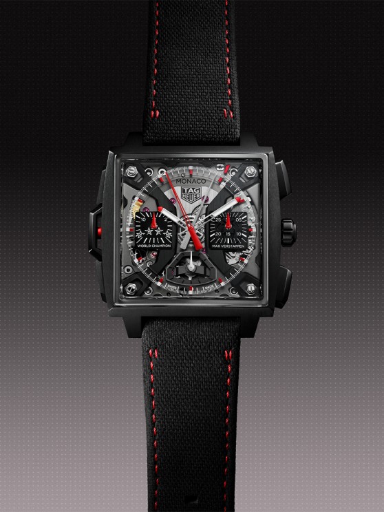 Max Verstappen's Monaco watch © TAG Heuer