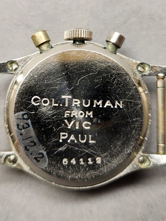 Flying Officer of Harry S. Truman from 1939, courtesy of the Harry S. Truman Library and Museum. © Breitling
