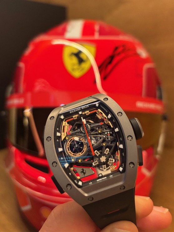 Rm 43-01 Tourbillon Chronographe à Rattrapante Ferrari © RM