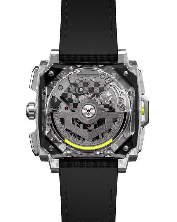 Monaco Split-Seconds Chronograph caseback ©&nbsp;TAG Heuer