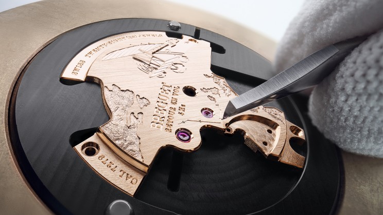Type XX Chronographe 2075 movement © Breguet
