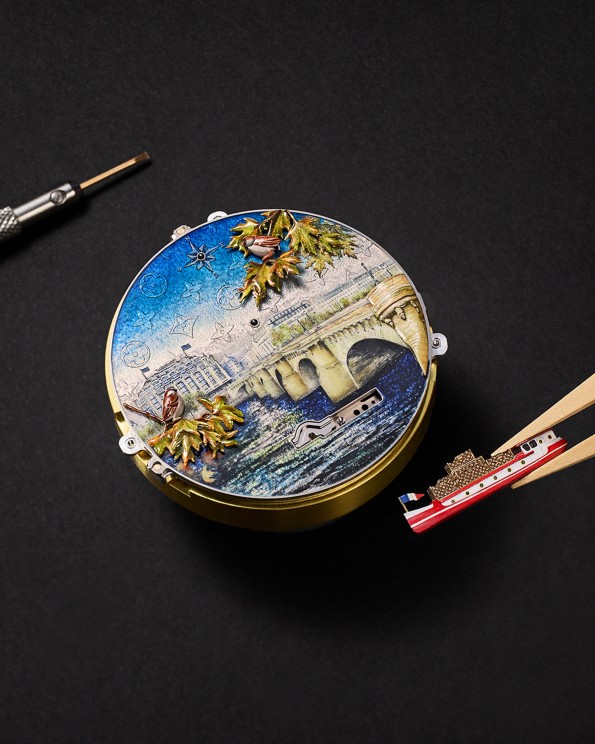Escales Autour du Monde: Escale au Pont-Neuf Pocket Watch