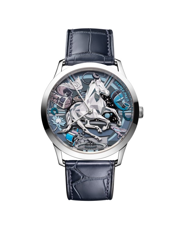 The Slim d’Hermès in blue ©Hermès