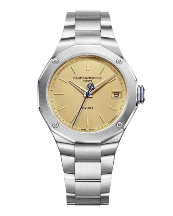 RIVIERA M0A10822 Édition Spéciale Baumatic en doré ©Baume & Mercier 