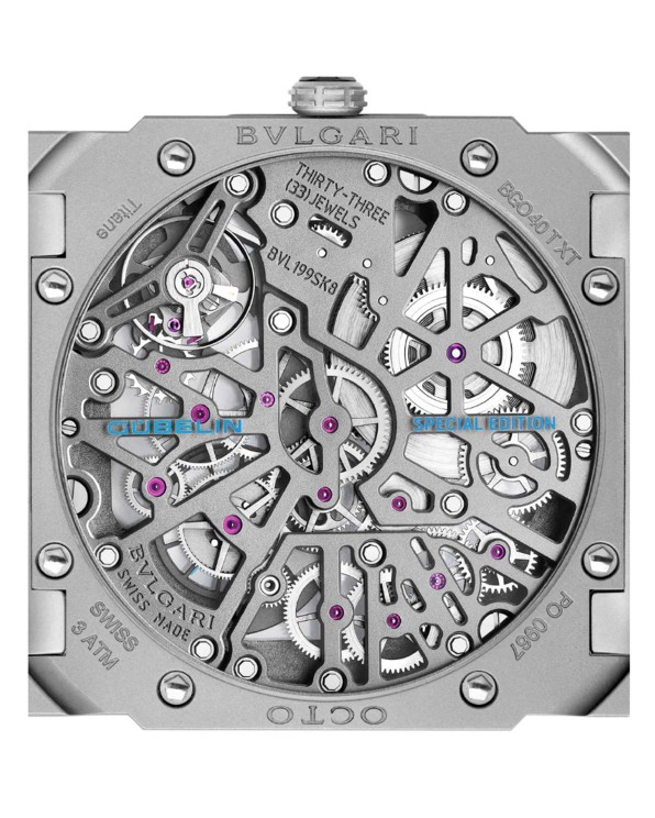 Bulgari Octo Finissimo Squelette 8 Jours - Edition spéciale Gübelin ©Bulgari