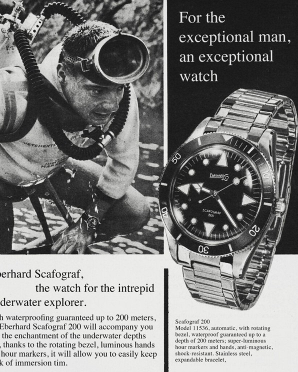 1959 : Naissance du Scafograf 100 © Eberhard & Co.