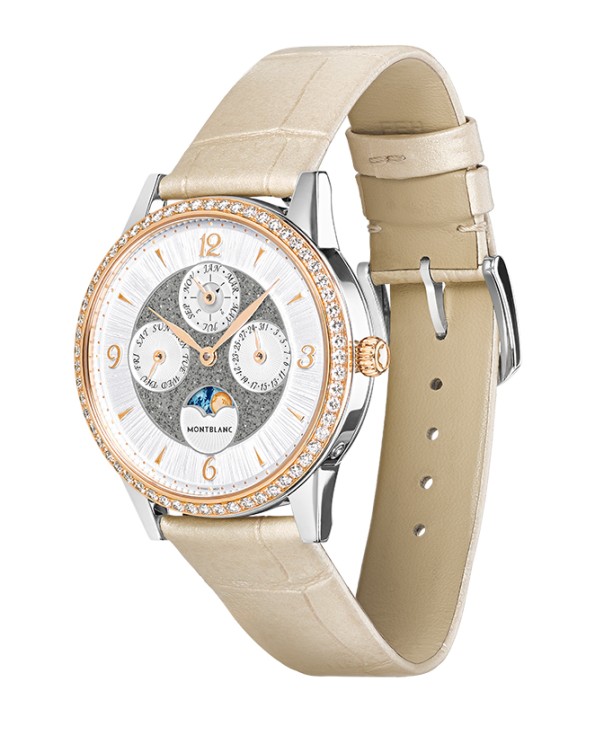Montblanc Bohème Perpetual Calendar version bi-color avec bracelet beige © Montblanc