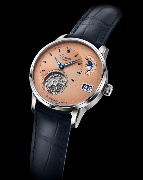 The Platinum & Salmon PanoLunarTourbillon © Glashütte Original 