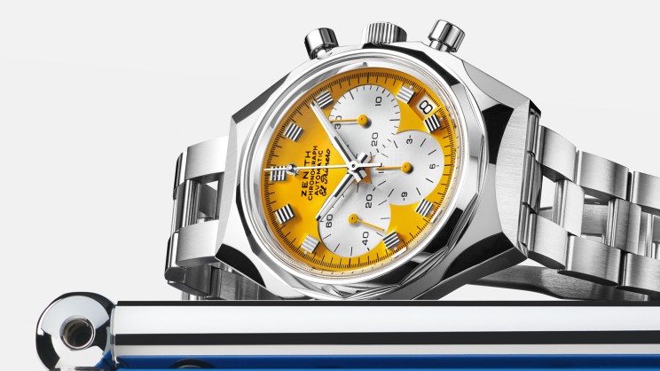 La DEFY CHRONOGRAPH USM en jaune © Zenith