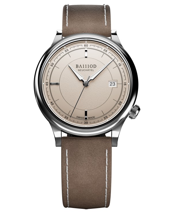 La Chapitre 8 3-aiguilles avec le bracelet en cuir nubuck © BA111OD 