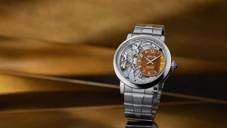 The Récital 12 with the Tiger's Eye dial © BOVET
