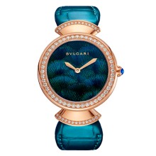 Divas’ Dream Peacock Feather Marquetry © Bulgari