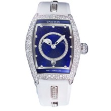Re-Belle Moon Steel/Diamond Snow Setting Blue Aventurine © Cvstos