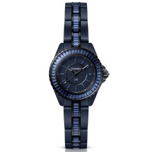 J12 Bleu 28mm Sapphires