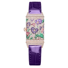 Reverso One ‘Precious Flowers’ – Purple Arums © JLC