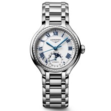 LONGINES PRIMALUNA acier et diamants © Longines 
