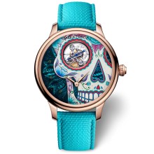 Tourbillon Skelet Or rouge - Catrina Skull © Jaquet Droz