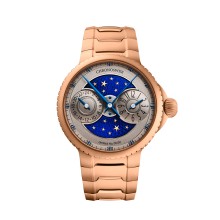 Pulse GMT Enamel Sky Gold