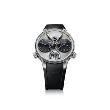 Legacy Machine Nº1 EVO titanium with a rhodium dial plate