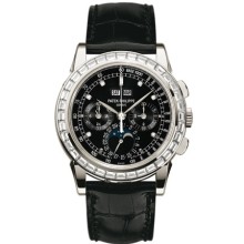 Chronograph with 30 minute counter, Perpetual Calendar
