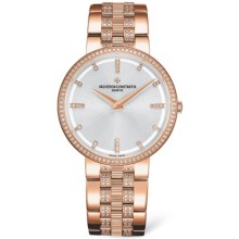 Traditionnelle gold bracelet diamond-set