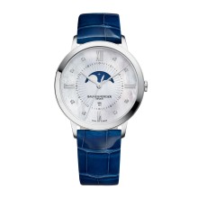 Women Quartz Steel Moon Phases