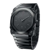 Octo Finissimo Automatic Black Sandblast-Polished Ceramic 