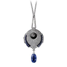 Tourbillon Mystérieux Azuré Pendant Watch